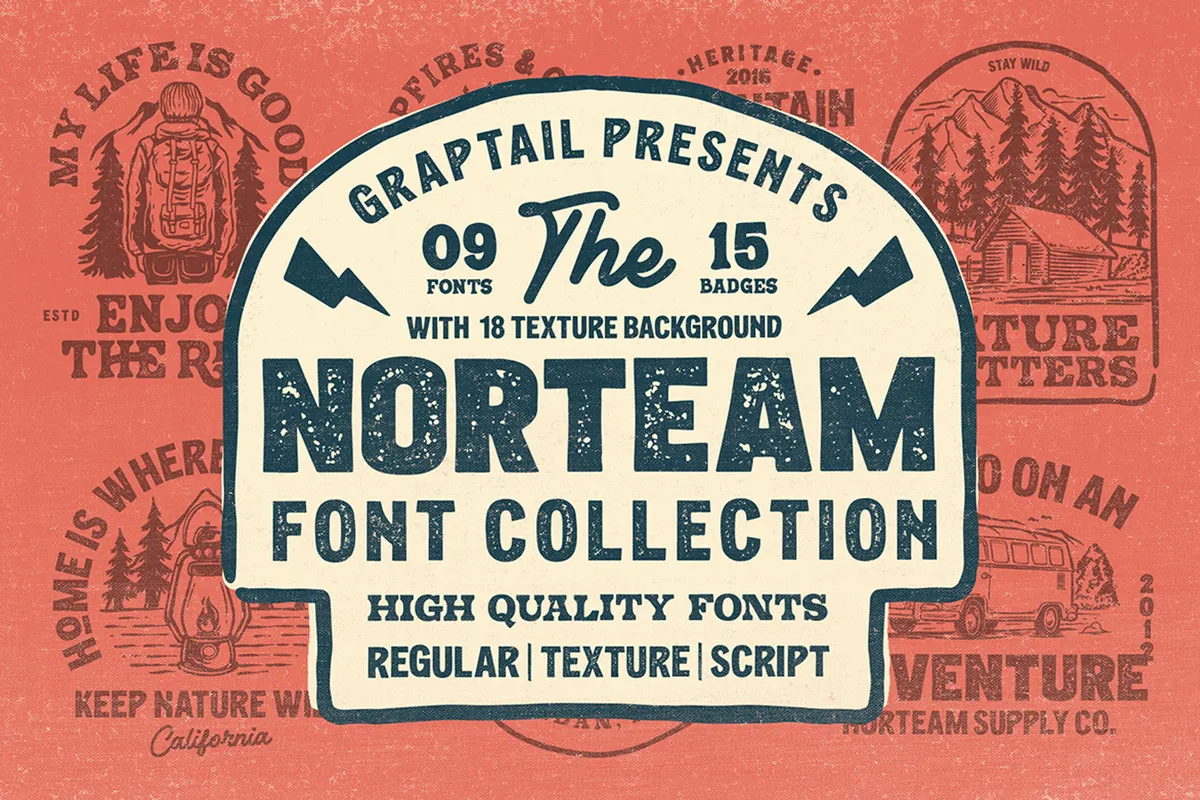 Norteam | Font Collection