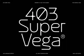 403 Super Vega Sans Serif