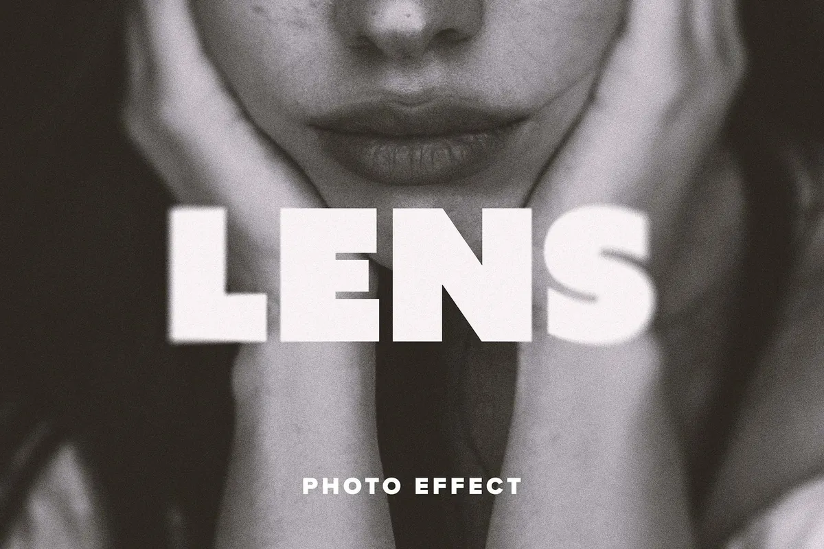 Retro Lens Photo Effect