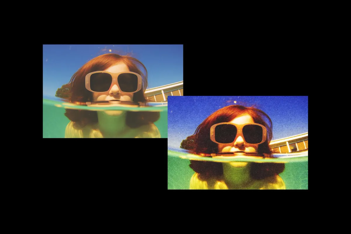 1985 Camera Blur Photo Effect