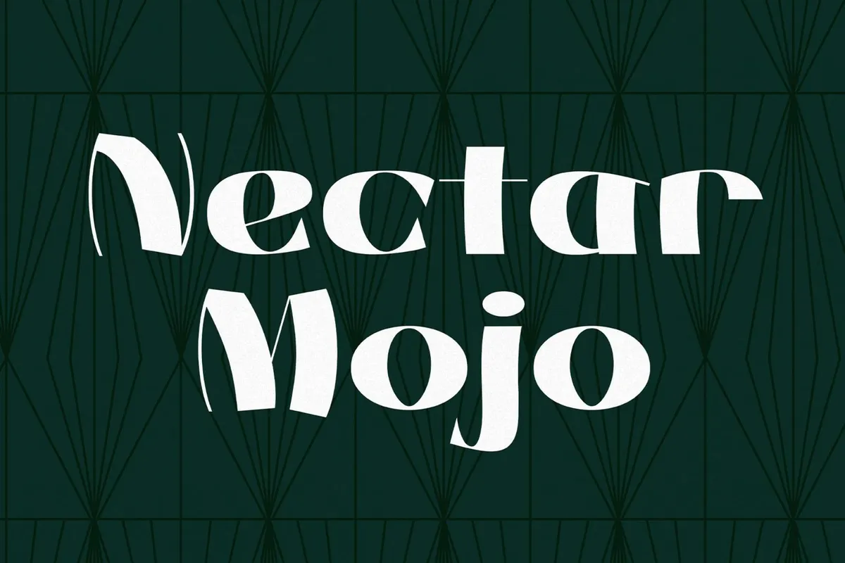 Nectar Mojo - Art Deco Typeface