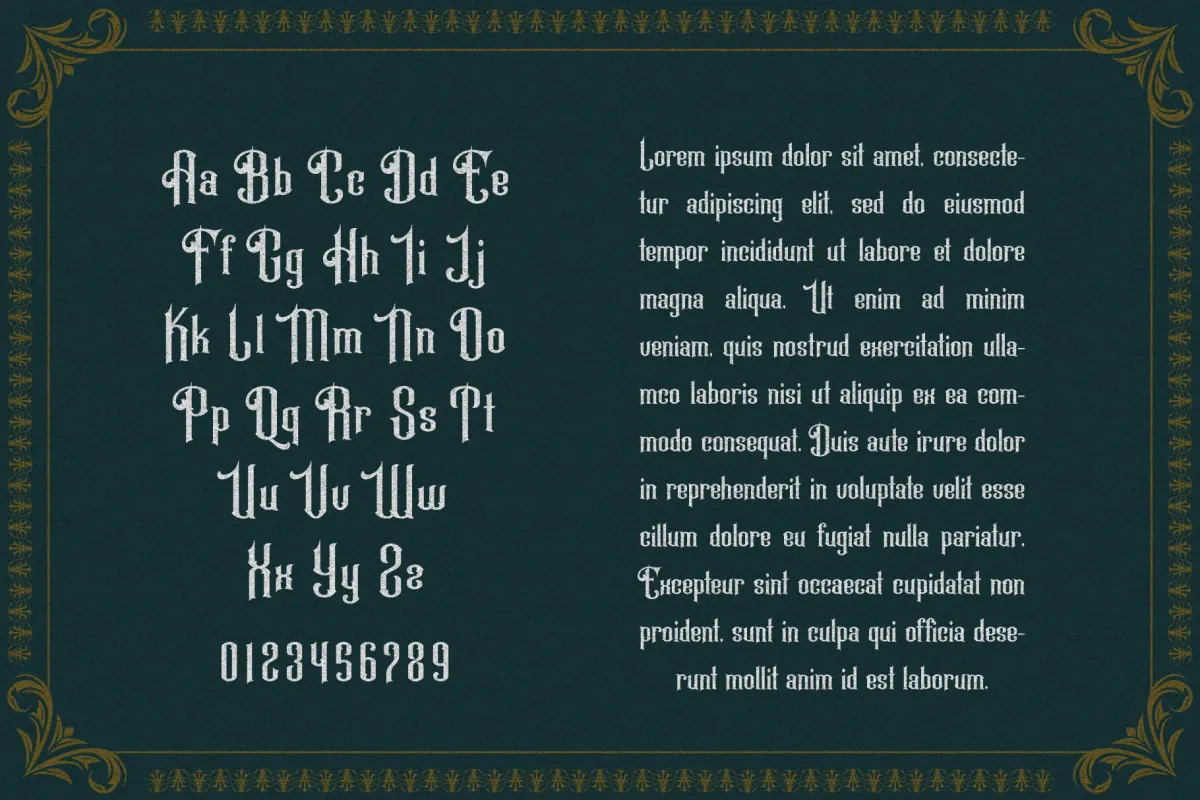 Hornbuckle - Vintage Blackletter Font