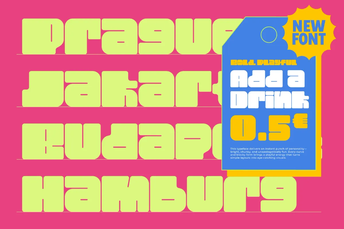 Waves Signal - Bold Playful Typeface