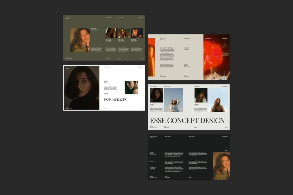 Brand Portfolio PowerPoint Template – Esse