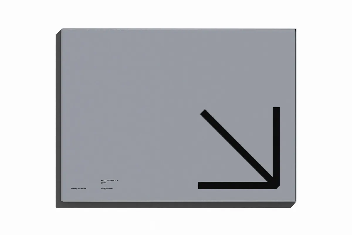 Flat Box Mockup