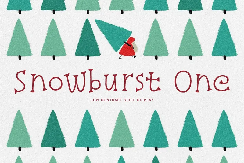 Snowburst One — Free Christmas Serif Font