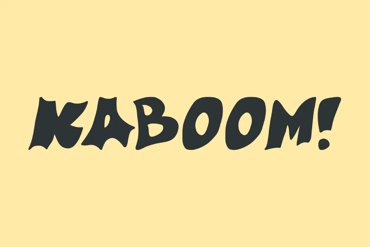 Weird Comic Font