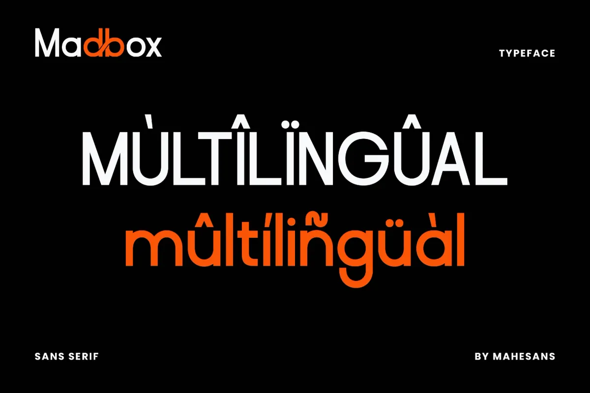 Madbox – Modern Ligature Sans Serif Font