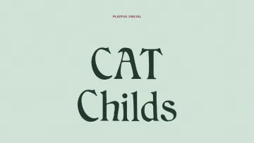 CAT Childs - Free Fantasy Font