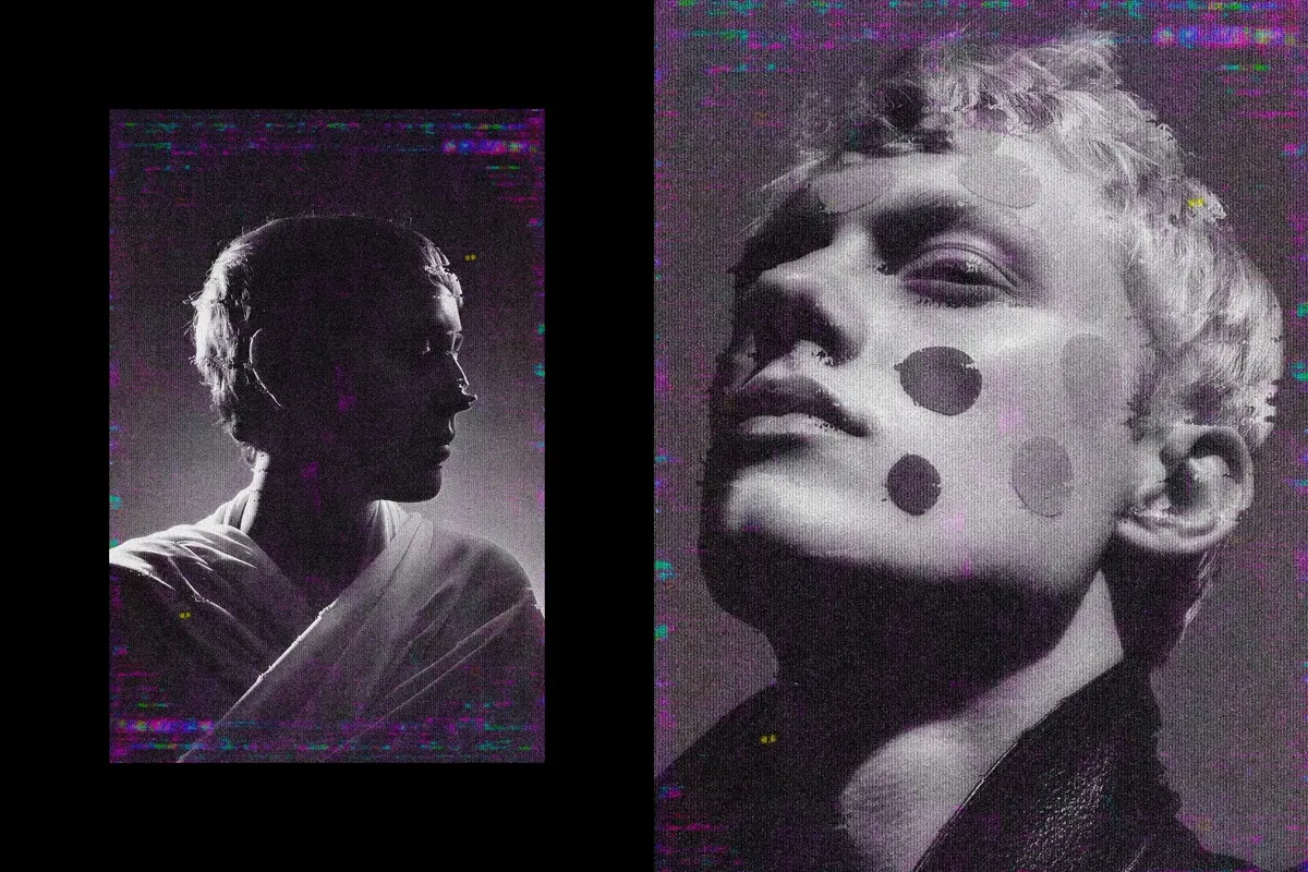 Noir Distressed Screen Effect