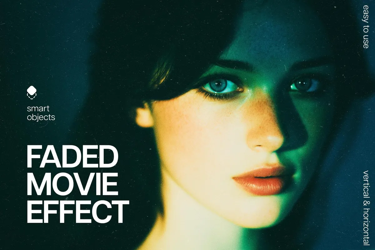 Faded Movie Photo Template