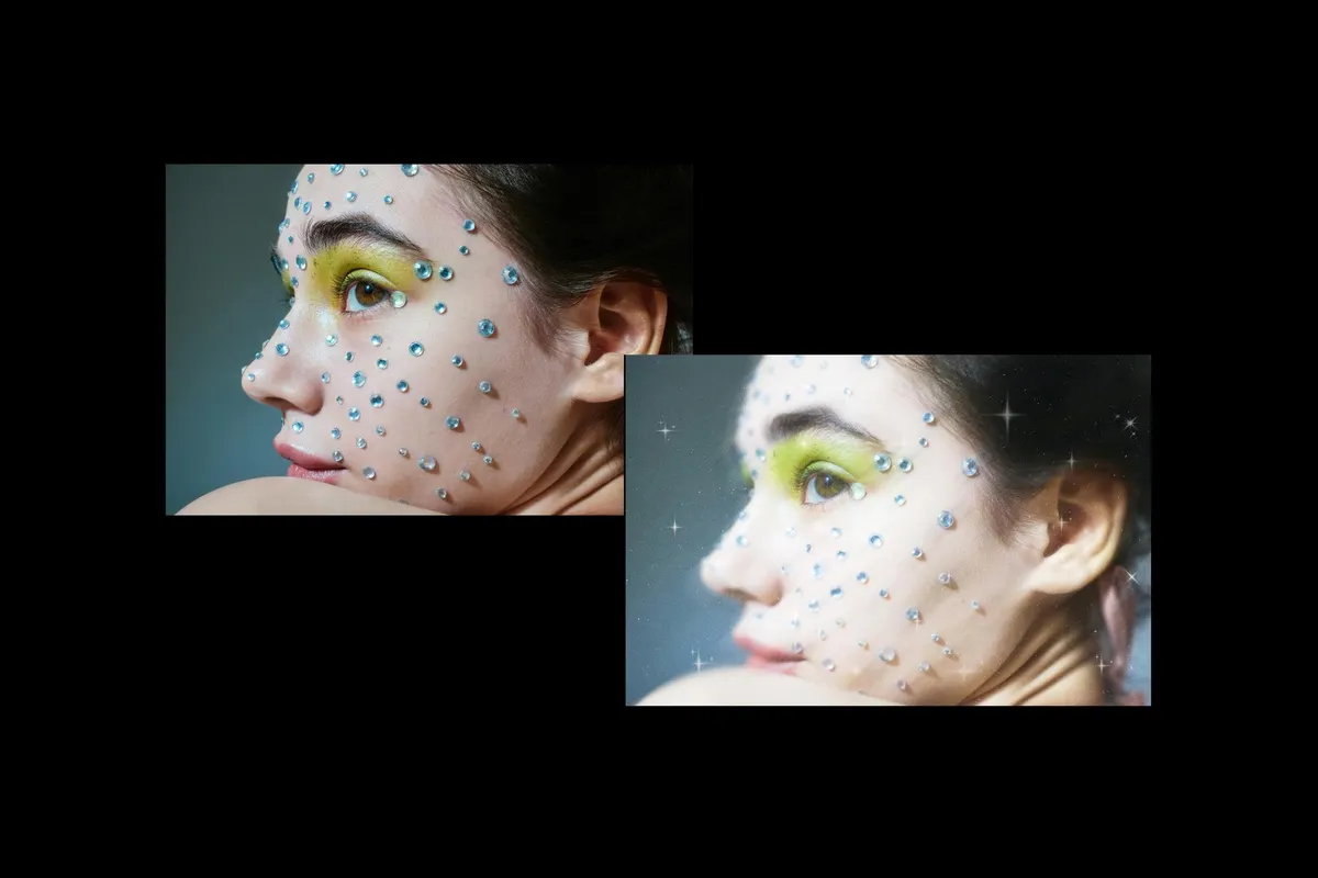 Dreamy Sparkle Photo Effect