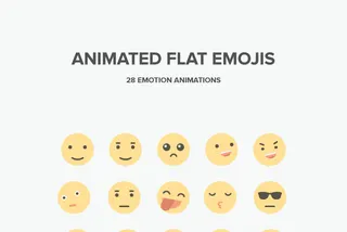 Animated Flat Emojis