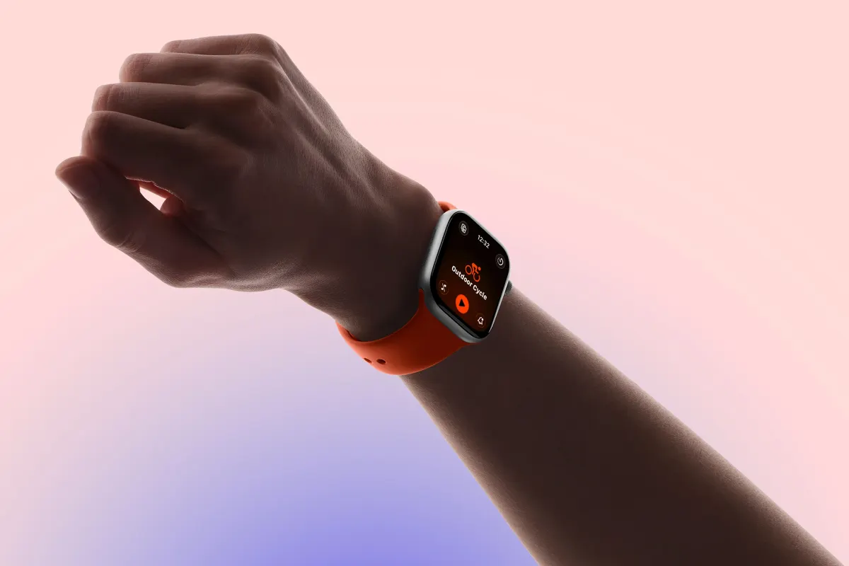 Apple Watch Series 11 Upward View Mockup