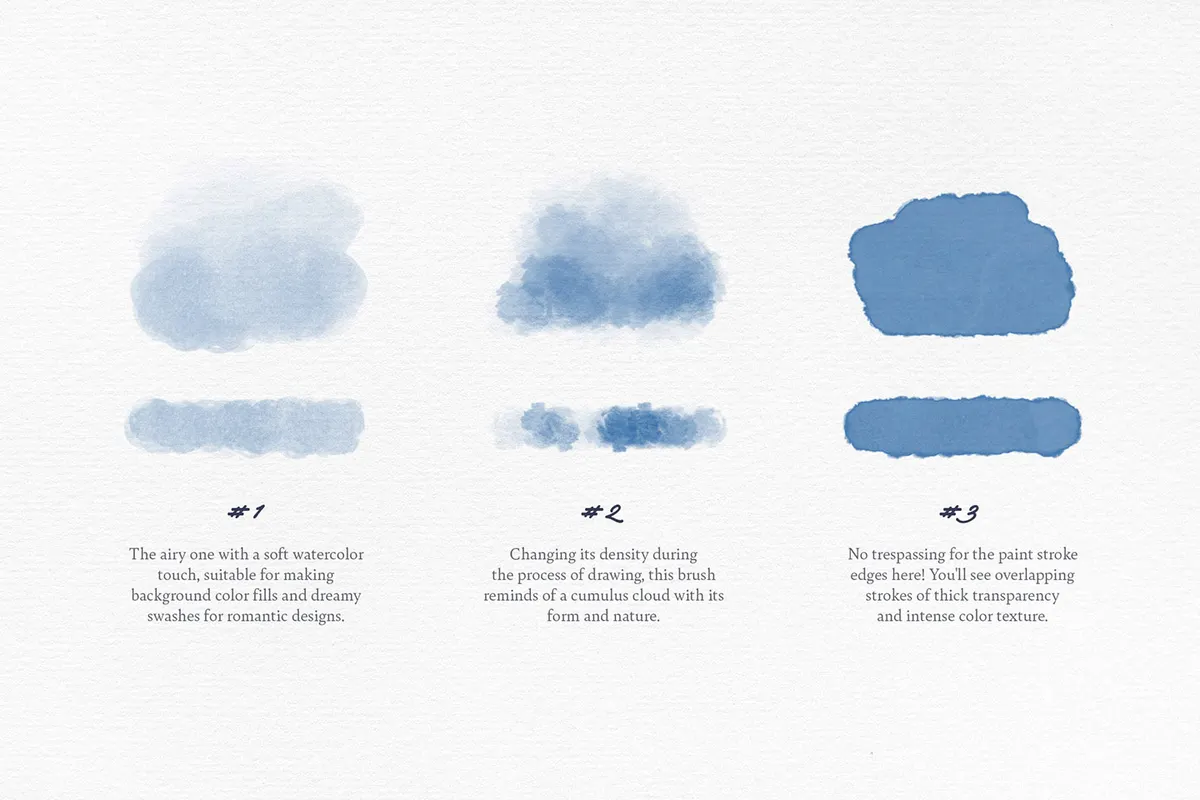 Elixir Watercolor Photoshop Brushes