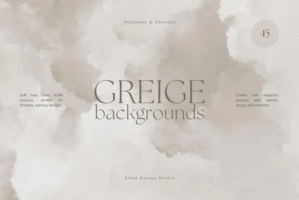 Greige Watercolor Texture Backgrounds