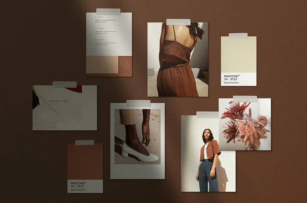 Realistic Mood Board Mockups
