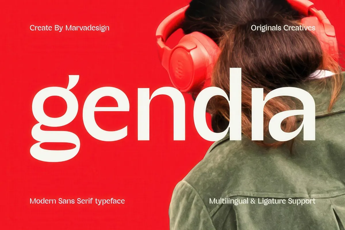 Gendra — Modern Sans Serif
