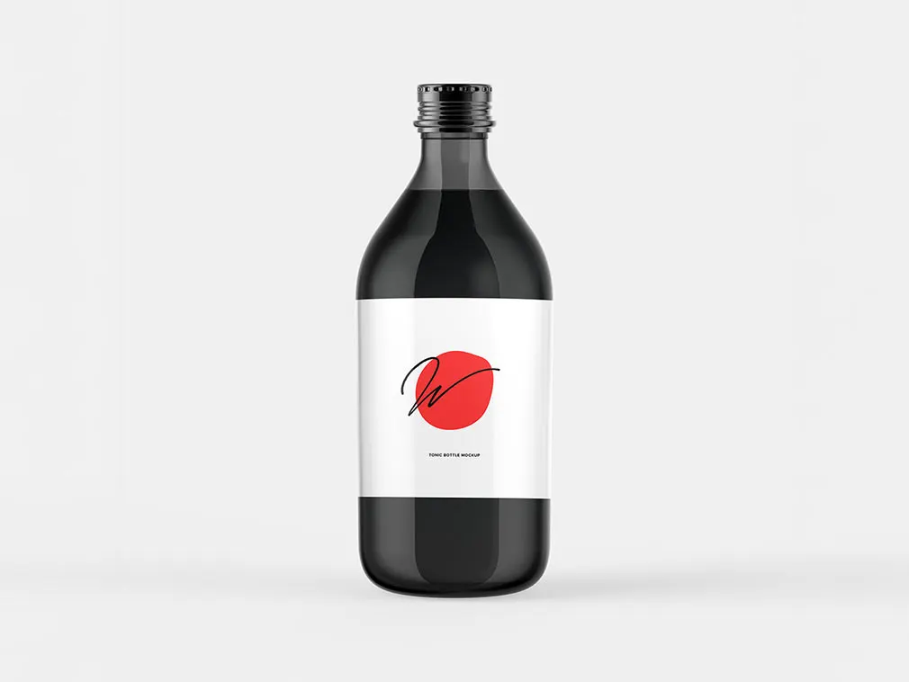 Tonic Bottle Mockup