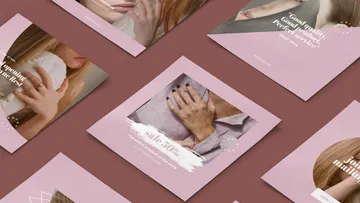 Rose Social Media Templates Kit
