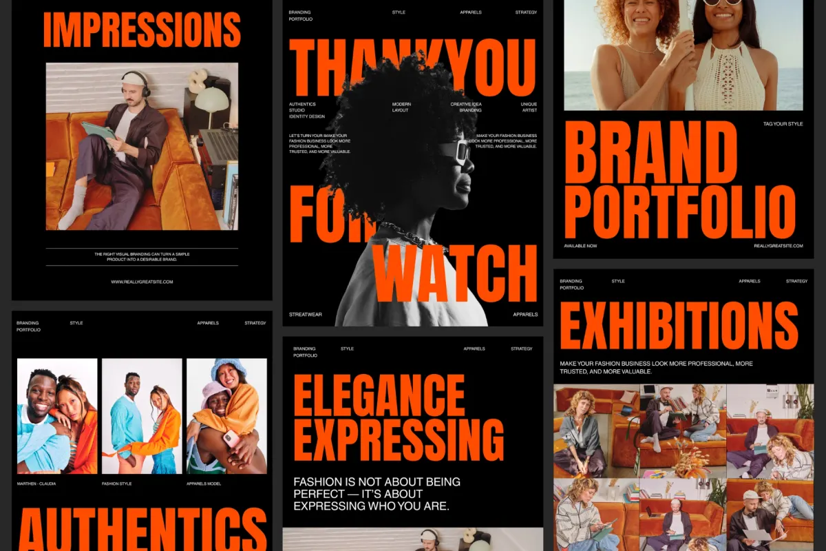 Fashion Brand Social Media Templates Pack