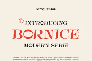 Bornice Serif Font