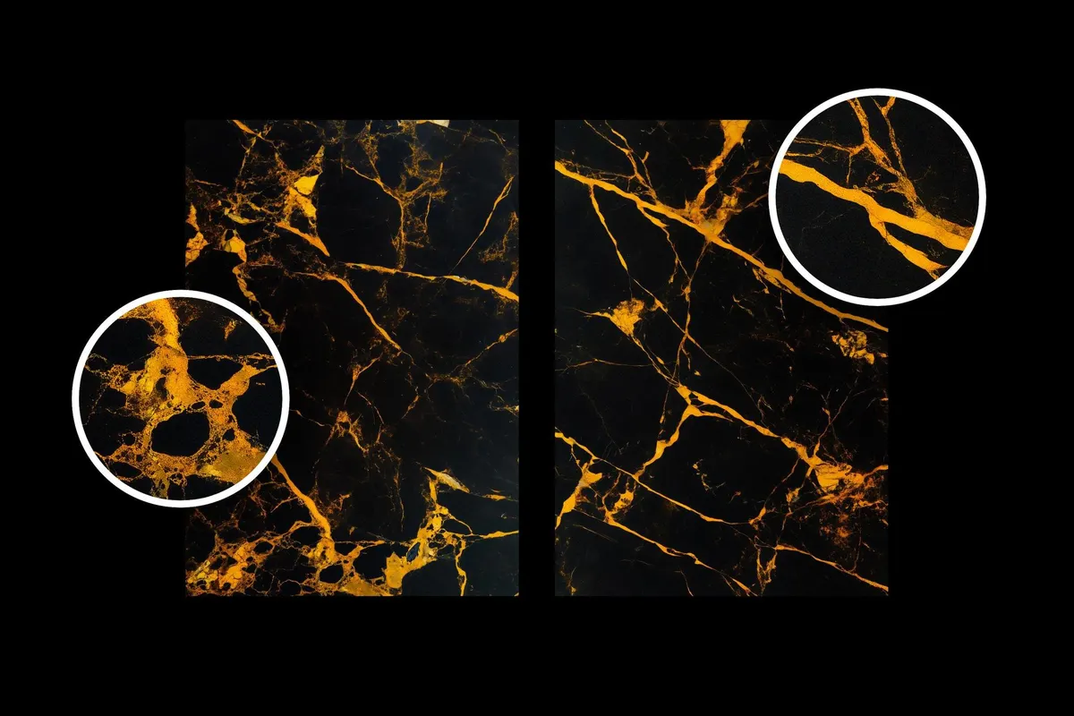 Black Gold Marble Textures