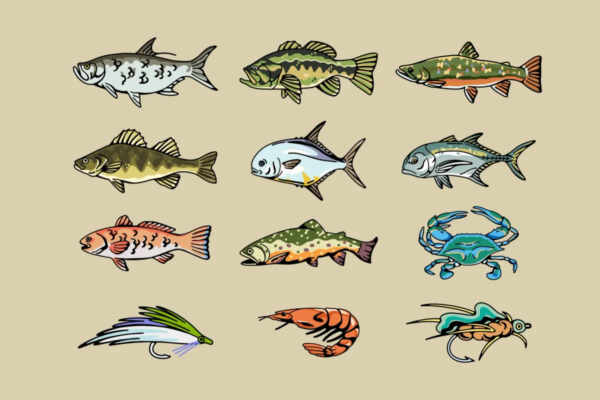 Animal Hunt Badge Collection