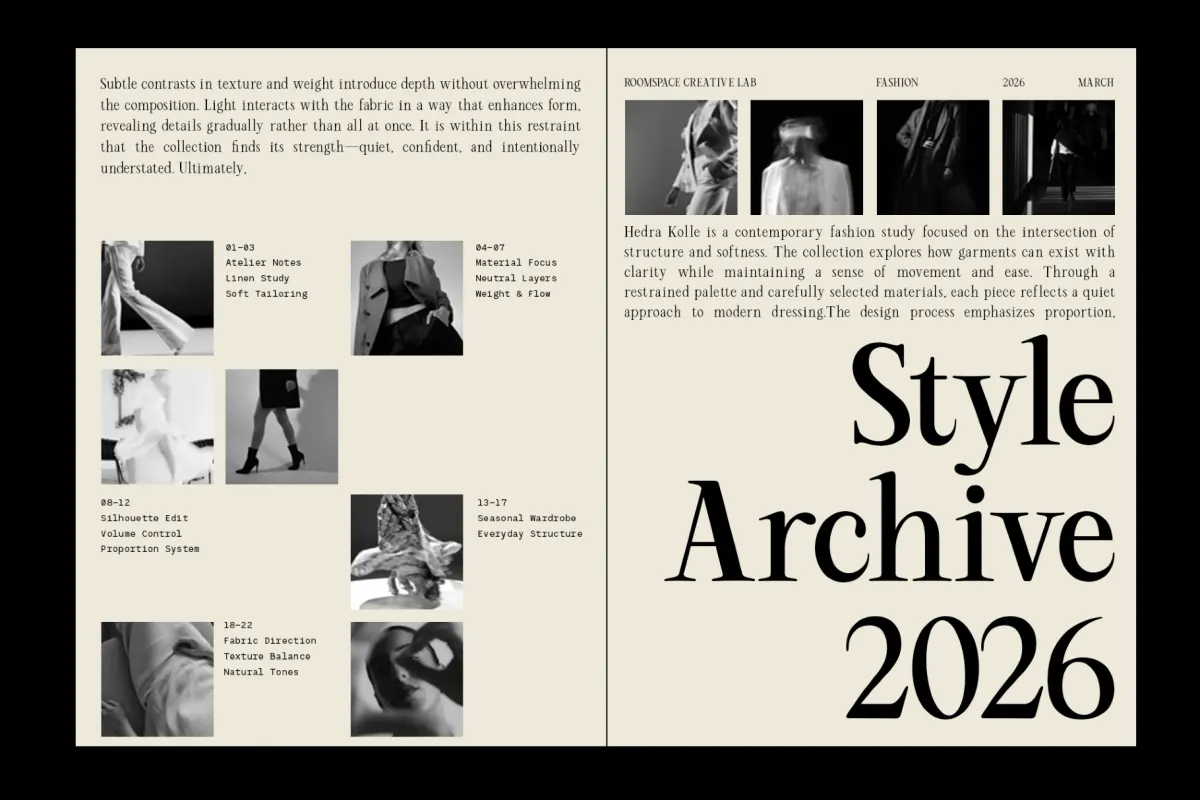 RCL Arviel – Modern Editorial Serif Font Family