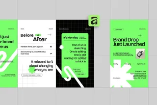 Creative Agency Instagram Pack Affinity Template