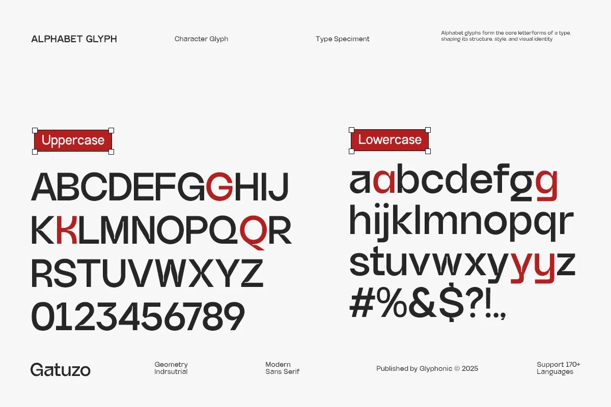 GC Gatuzo - Geometric sans