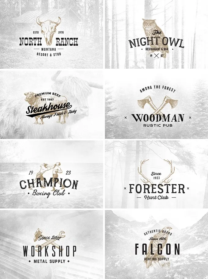Vintage Logo Kit Vol. 7
