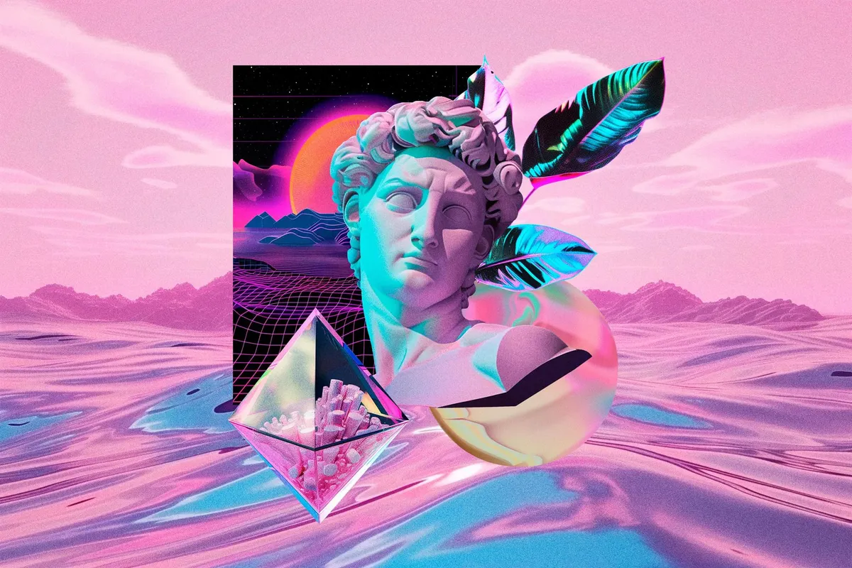 Vaporwave Collage Kit