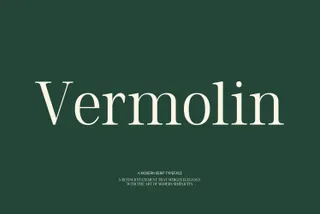 TRT Vermolin - Elegant Serif Font