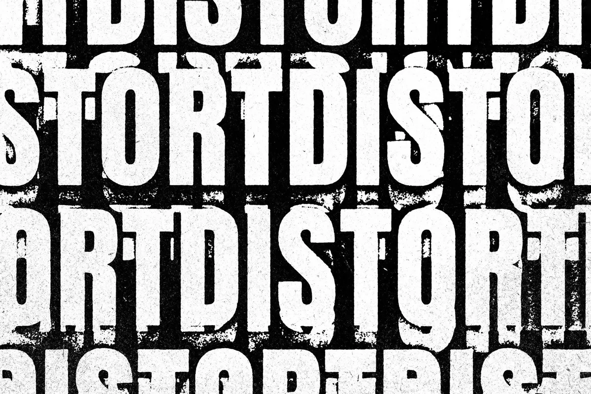 Bad Ink Print Text Effect