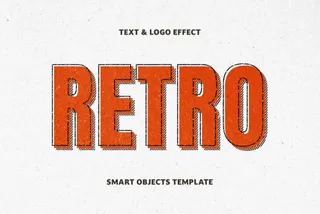 Retro Cartoon Text Effect