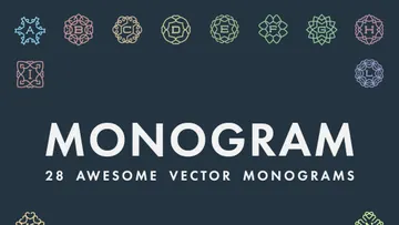 56 Awesome Vector Monograms