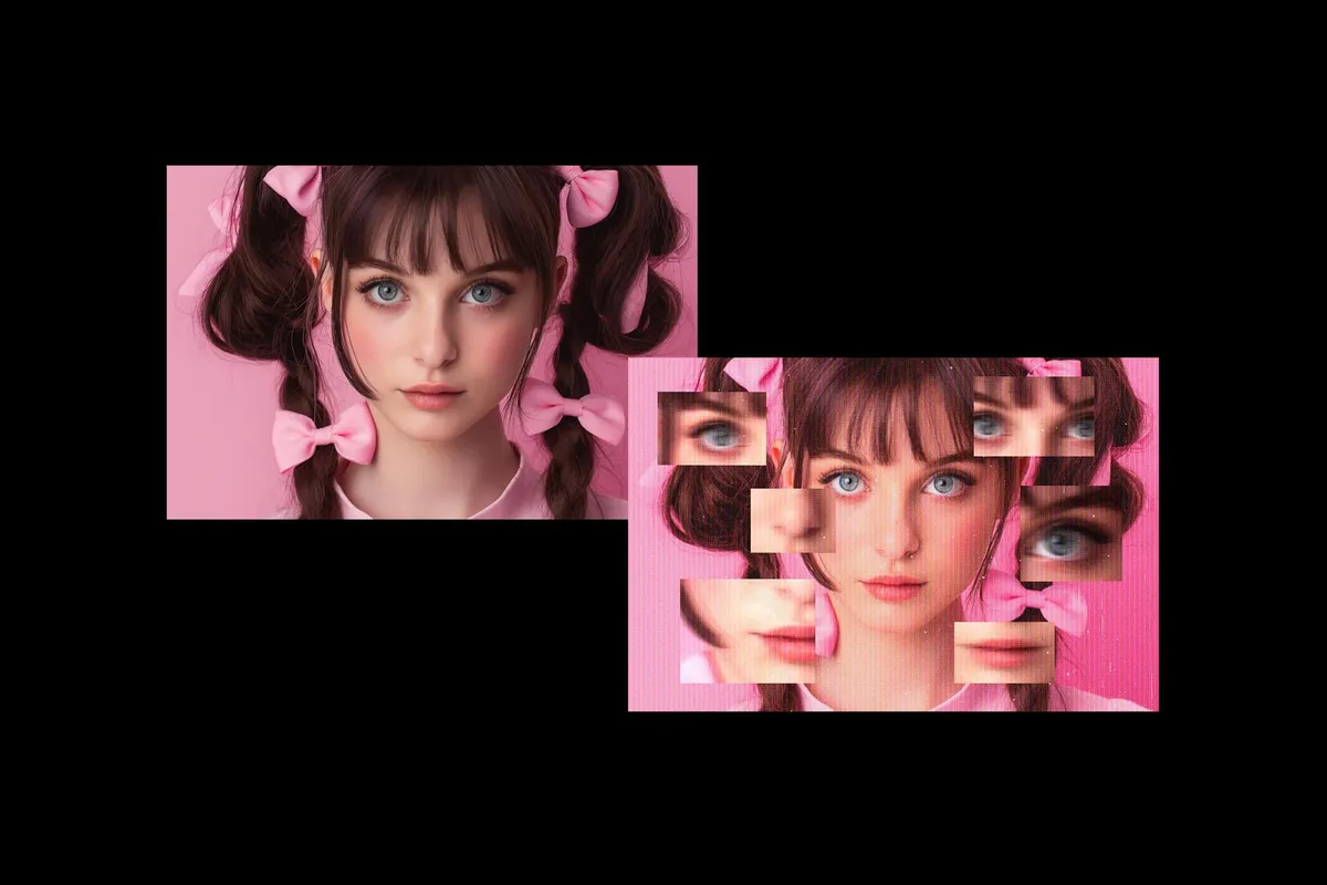 Error Screen Photo Effect