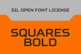 Squares Bold Font