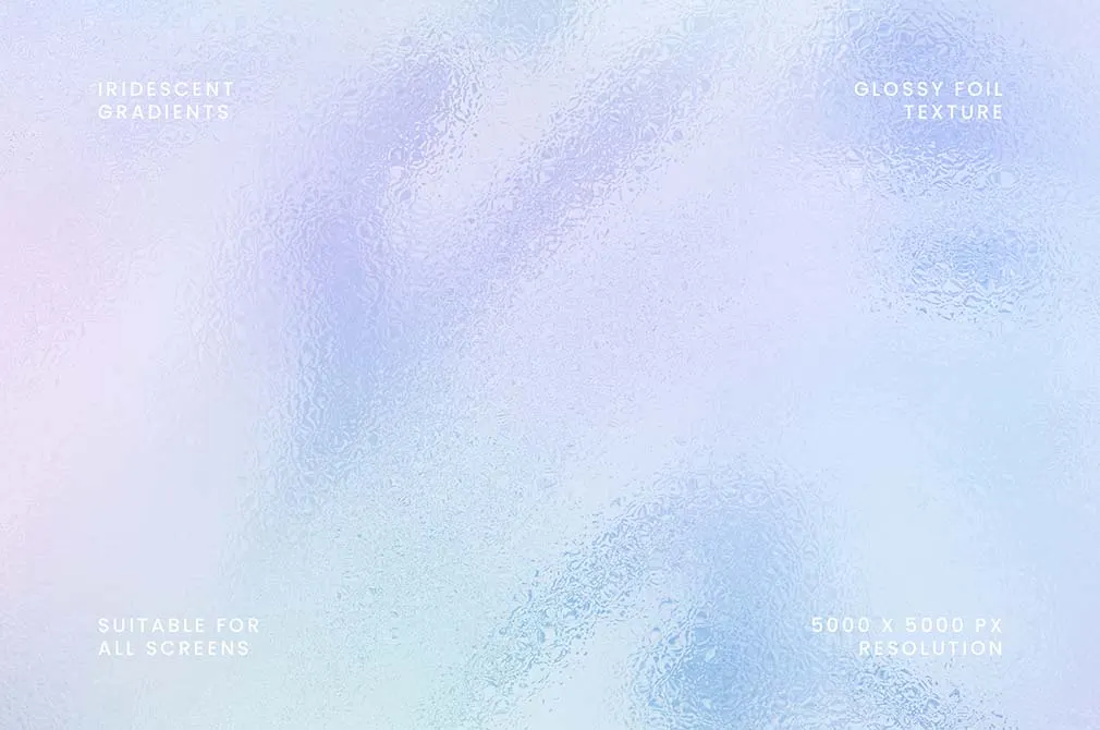 Foil Paper Holographic Texture Set