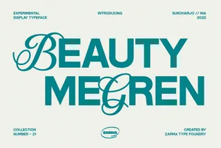 Megren | Combination Font