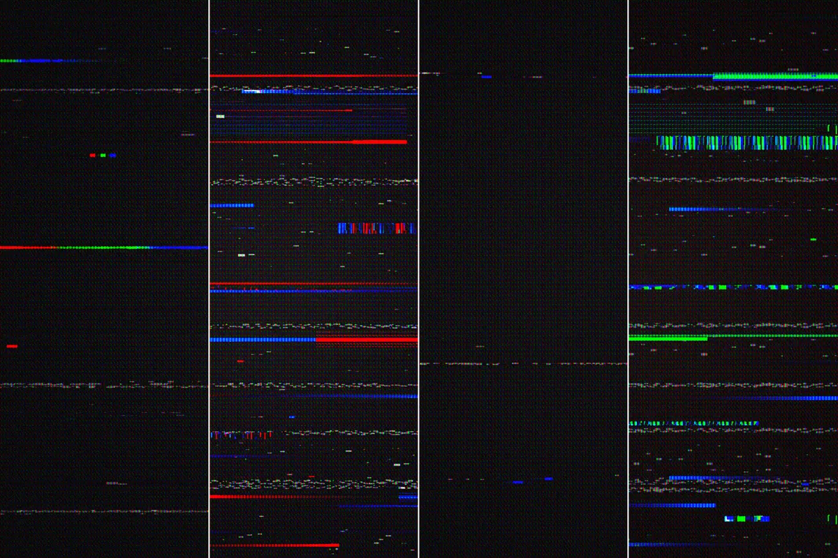 CRT Glitch Textures Collection