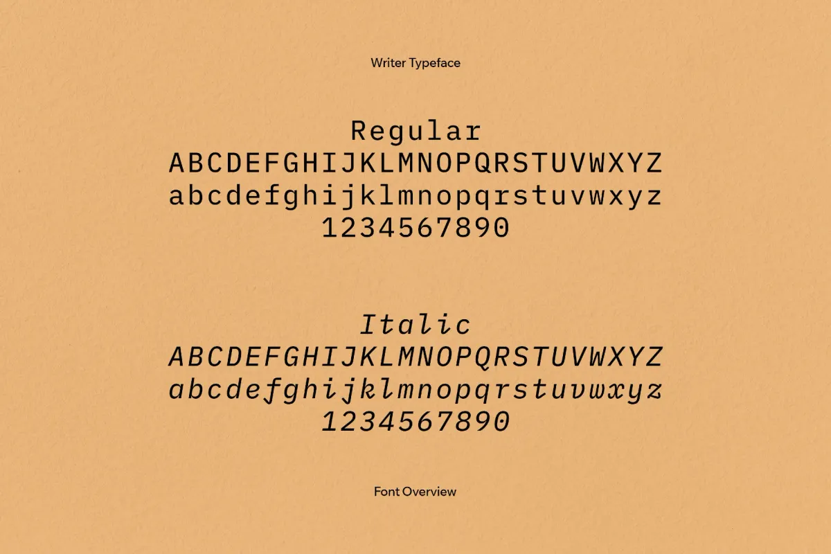 Writer Typeface