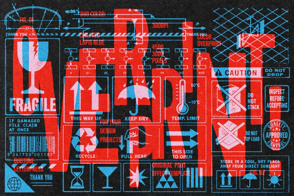 Color Overprint Effect