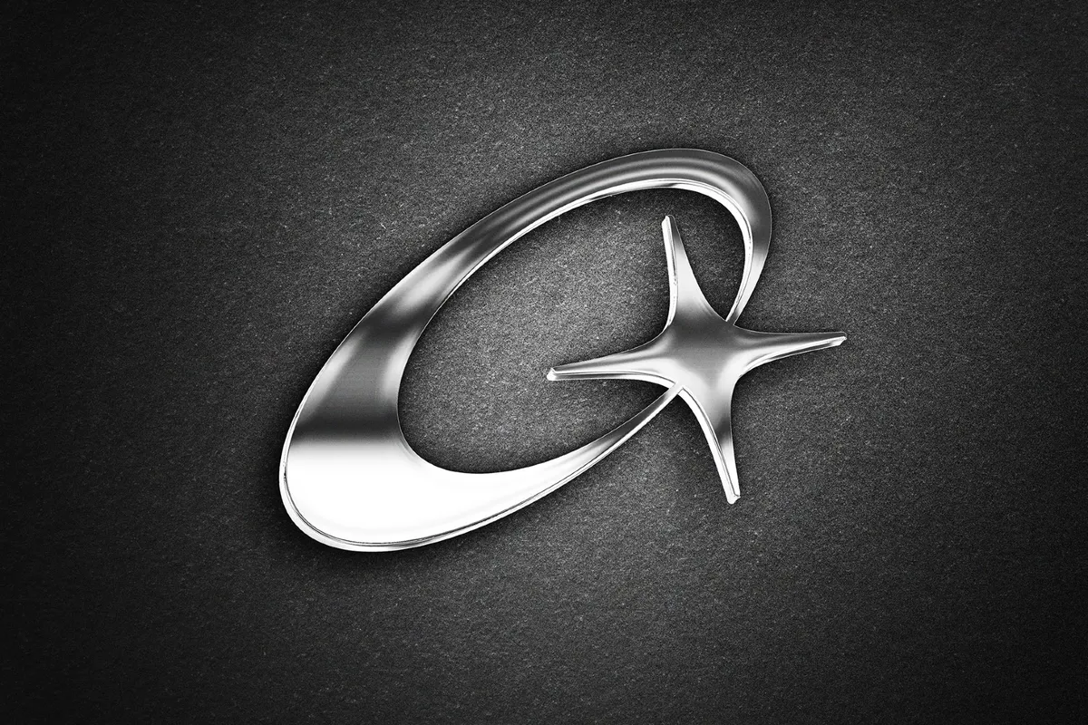 Silver Logo Mockup