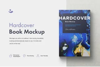 Hardcover Book Mockup Vol. 2