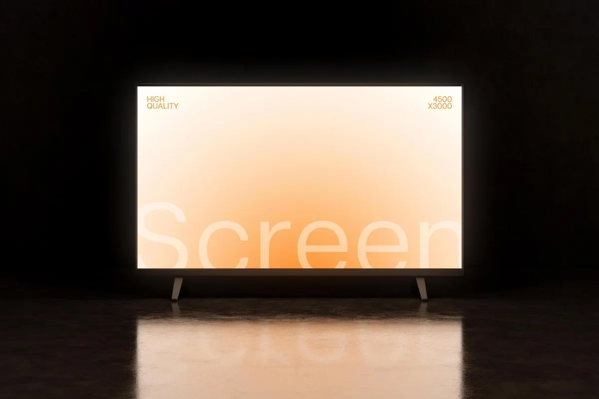 TV Screen Mockup