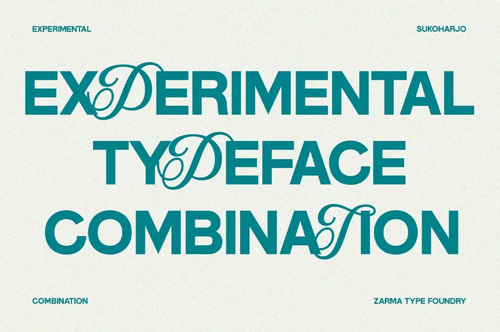 Megren | Combination Font