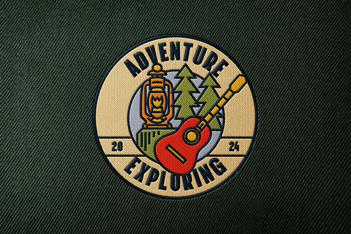 Patch Embroidery Logo Mockup