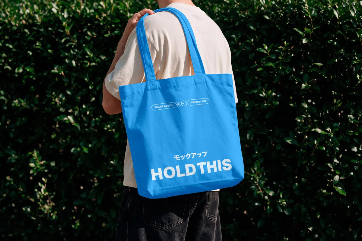 Commercial Tote Bag Mockup